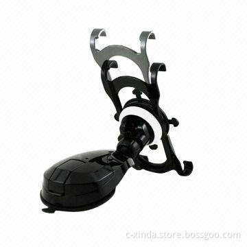 Universal Car Mount Cradle Holder for tablet PCs and smartphones, arms adjustable with the length